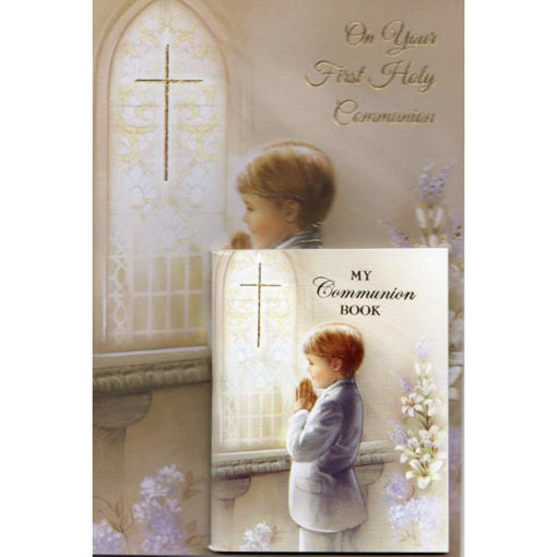 Picture of ON YOUR FIRST HOLY COMMUNION CARD BOY